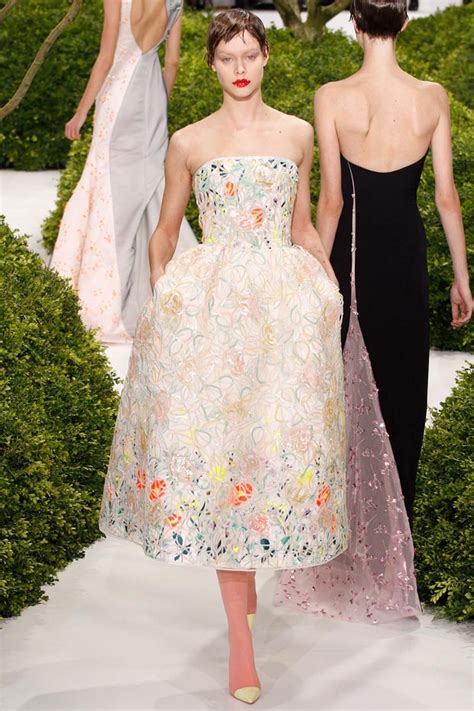 dior couture daffodil strapless gown|Dior dresses for women.